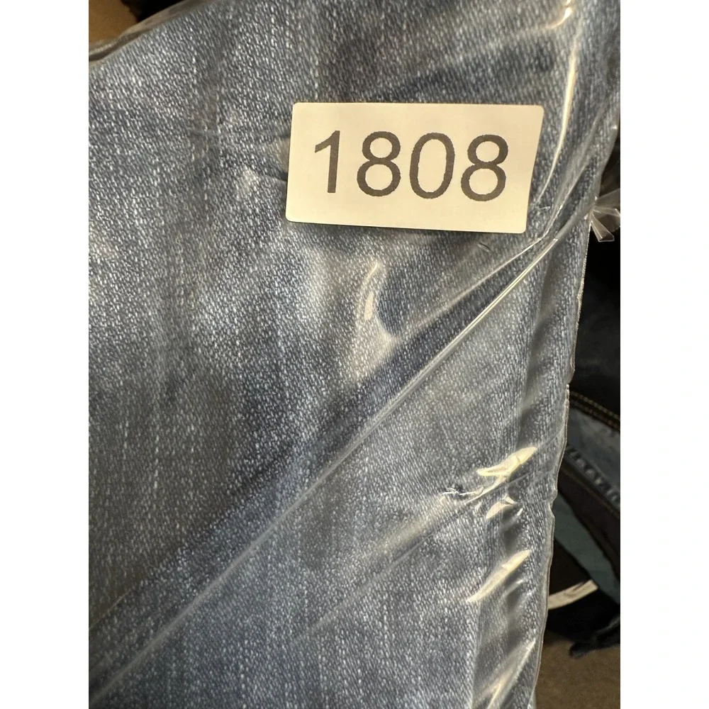 True Religion Jeans Men 42x34 Ricky Big QT Dark Wash Y2K Stitched Denim